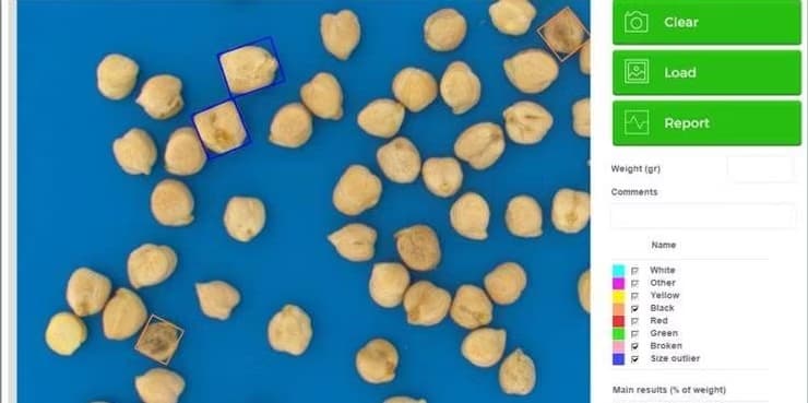 Chickpea Digital Analysis Using QM3i Analyzer preview