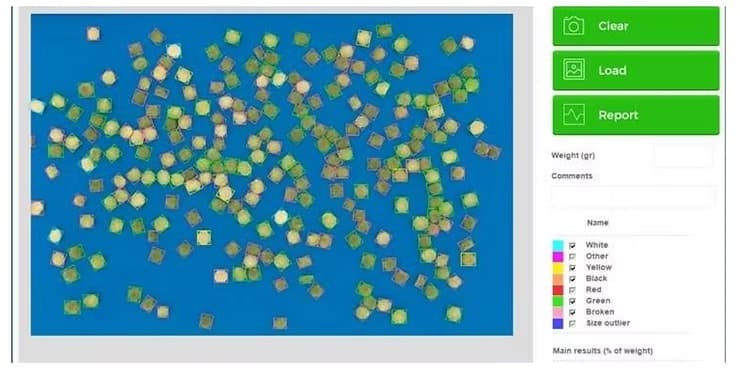 Yellow Pea Quality and Color Grading preview